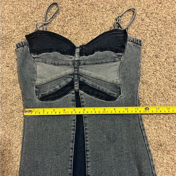 Blue Denim Maxi Dress - Picture 12 of 14